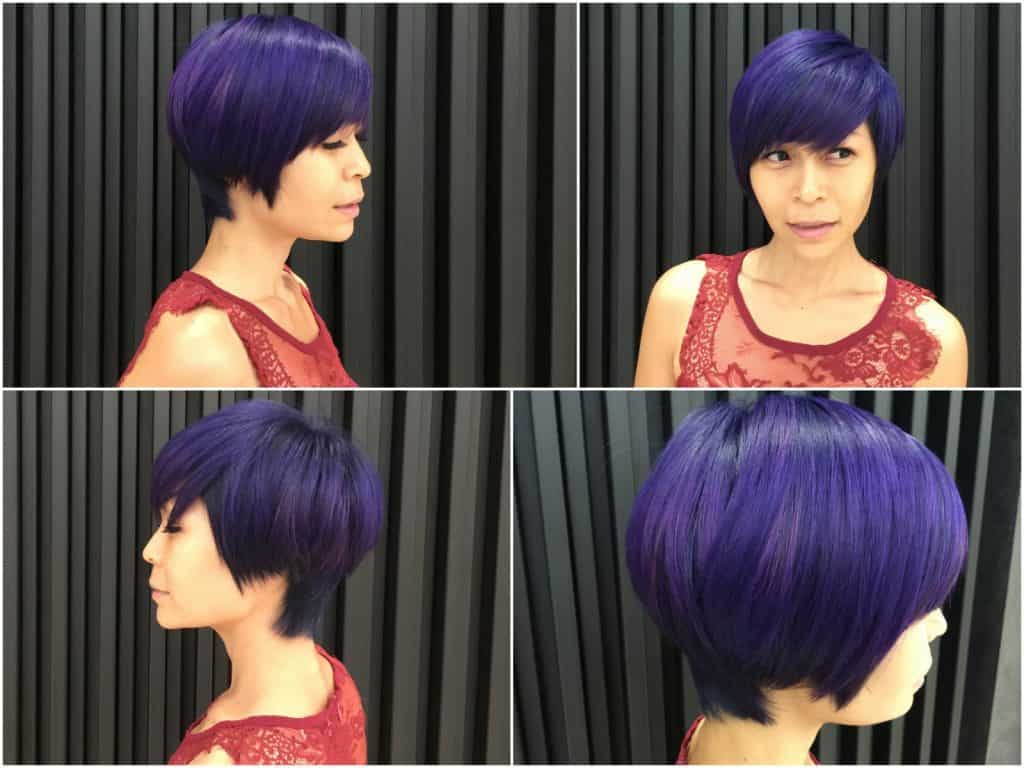 CENTRO hair - BLUE purple