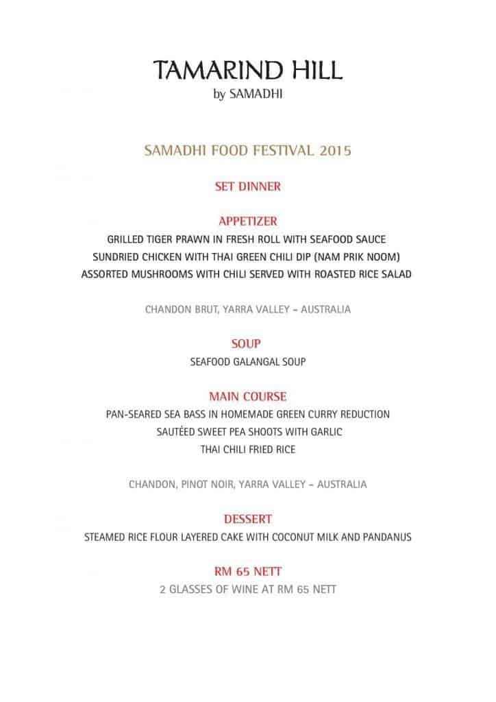 Samadhi Food Festival 2015 Tamarind Hill KL menu-page-002