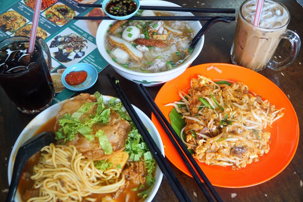 penang feast at chew jetty