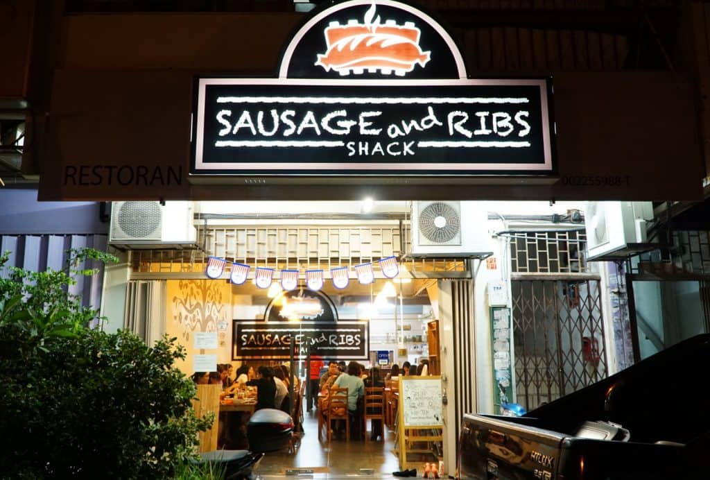 sausage and ribs shack - best ribs in KL